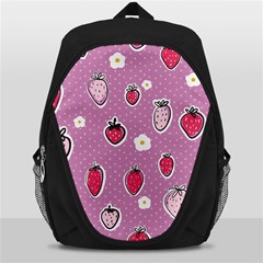 Juicy Strawberries Backpack Bag by SychEva