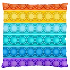 Pop It Pattern Large Cushion Case (one Side) by Daria3107