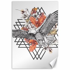 Boho Eagle  Canvas 12  X 18  by webstylecreations