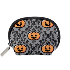 Pumpkin Pattern Accessory Pouch (small) by NerdySparkleGoth