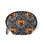 Pumpkin Pattern Accessory Pouch (Small) Back