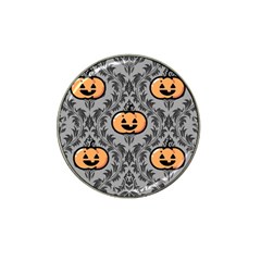 Pumpkin Pattern Hat Clip Ball Marker (10 Pack) by NerdySparkleGoth