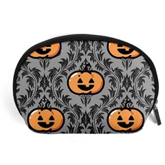 Pumpkin Pattern Accessory Pouch (large) by NerdySparkleGoth