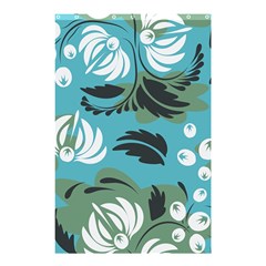 Folk Flowers Pattern Floral Surface Shower Curtain 48  X 72  (small)  by Eskimos