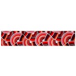 Digital waves Small Flano Scarf Back