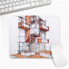 Rag-flats-onion-flats-llc-architecture-drawing Graffiti-architecture Large Mousepads by Sudhe