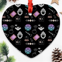 Pastel Goth Witch Ornament (heart) by NerdySparkleGoth