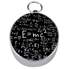 Science-albert-einstein-formula-mathematics-physics-special-relativity Silver Compasses by Sudhe