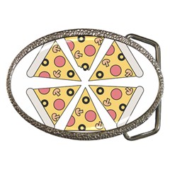 Pizza-slice-food-italian Belt Buckles by Sudhe