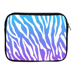 White Tiger Purple & Blue Animal Fur Print Stripes Apple Ipad 2/3/4 Zipper Cases by Casemiro