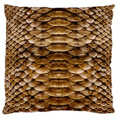 Reptile Skin Pattern 11 Standard Flano Cushion Case (two Sides) by skindeep