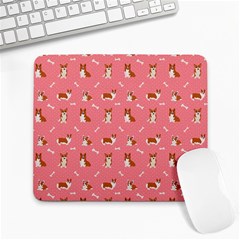 Cute Corgi Dogs Large Mousepads by SychEva