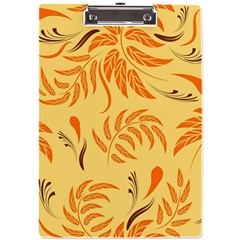 Folk Flowers Pattern Floral Surface Design Seamless Pattern A4 Clipboard by Eskimos