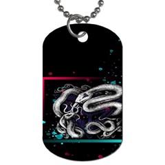 Snakeart Dog Tag (one Side) by Sparkle