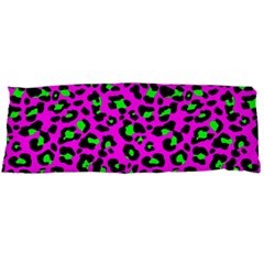 Pink And Green Leopard Spots Pattern Body Pillow Case (dakimakura) by Casemiro