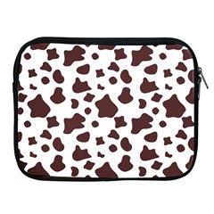 Brown Cow Spots Pattern, Animal Fur Print Apple Ipad 2/3/4 Zipper Cases by Casemiro