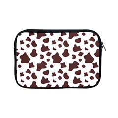 Brown Cow Spots Pattern, Animal Fur Print Apple Ipad Mini Zipper Cases by Casemiro