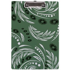 Folk Flowers Pattern Floral Surface Design Seamless Pattern A4 Clipboard by Eskimos