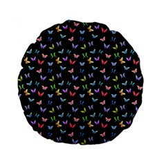 Bright And Beautiful Butterflies Standard 15  Premium Flano Round Cushions by SychEva