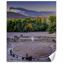 Epidaurus Theater, Peloponnesse, Greece Canvas 16  X 20  by dflcprintsclothing