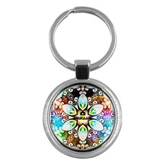 375 Chroma Digital Art Custom Key Chain (round) by Drippycreamart