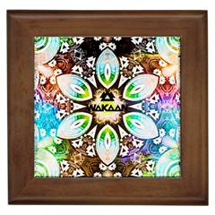 375 Chroma Digital Art Custom Framed Tile by Drippycreamart