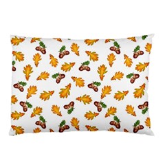 Oak Leaves And Acorns Pillow Case by SychEva