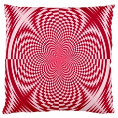 Illusion Floral Pattern Large Cushion Case (one Side) by Sparkle