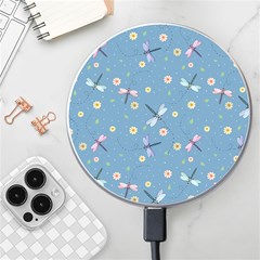 Cute Dragonflies In Spring Wireless Charger by SychEva