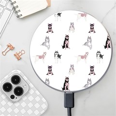 Husky Dogs With Sparkles Wireless Charger by SychEva