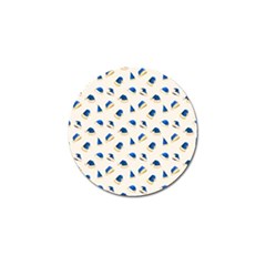 Blue Christmas Hats Golf Ball Marker (4 Pack) by SychEva