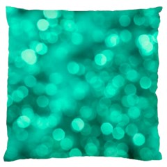 Light Reflections Abstract No9 Turquoise Standard Flano Cushion Case (two Sides) by DimitriosArt