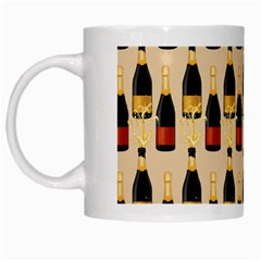 Champagne For The Holiday White Mugs by SychEva