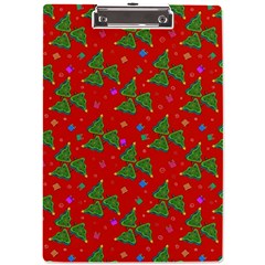 Christmas Trees A4 Clipboard by SychEva