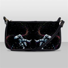 Digital Illusion Shoulder Clutch Bag by Sparkle