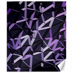 3d Lovely Geo Lines Vi Canvas 8  X 10  by Uniqued