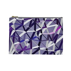 3d Lovely Geo Lines Ix Cosmetic Bag (large) by Uniqued