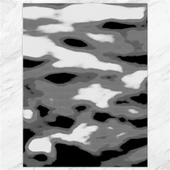 Black Waves Abstract Series No 1 Canvas 36  X 48  by DimitriosArt