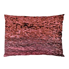 Pink  Waves Flow Series 2 Pillow Case by DimitriosArt