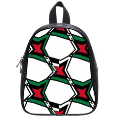 Abstract Pattern Geometric Backgrounds   School Bag (small) by Eskimos