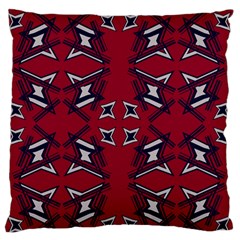 Abstract Pattern Geometric Backgrounds   Large Flano Cushion Case (one Side) by Eskimos