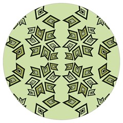 Abstract Pattern Geometric Backgrounds   Round Trivet by Eskimos