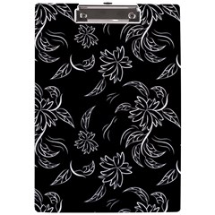 Folk Flowers Print Floral Pattern Ethnic Art A4 Clipboard by Eskimos