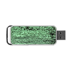 Blue Waves Flow Series 4 Portable Usb Flash (two Sides) by DimitriosArt