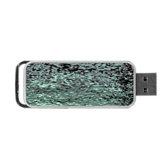 Blue Waves Flow Series 5 Portable Usb Flash (one Side) by DimitriosArt