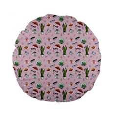 Office Time Standard 15  Premium Flano Round Cushions by SychEva