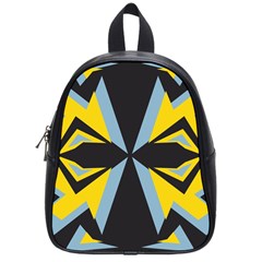 Abstract Pattern Geometric Backgrounds   School Bag (small) by Eskimos