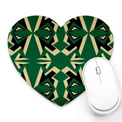 Abstract Pattern Geometric Backgrounds   Heart Mousepads by Eskimos