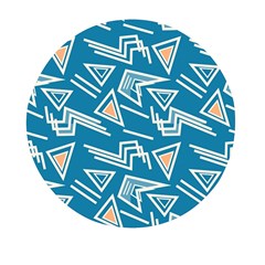 Abstract Pattern Geometric Backgrounds   Mini Round Pill Box (pack Of 5) by Eskimos