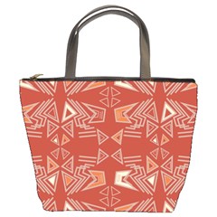 Abstract Pattern Geometric Backgrounds   Bucket Bag by Eskimos